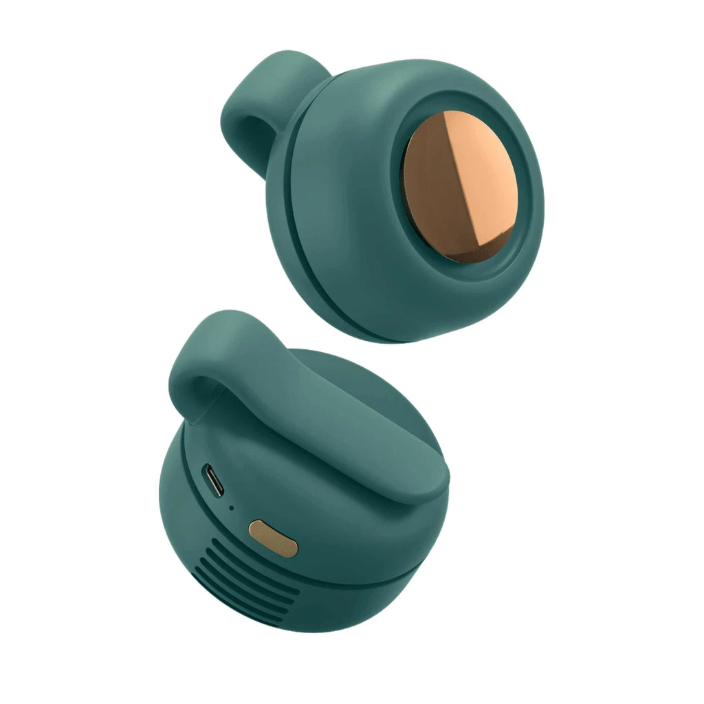 Mini Clip On Outdoor Hanging Neck Fan Suitable For Shirts And Waist, Portable Small Bladeless Fan, 3-speed 360 ° Surround Wind S