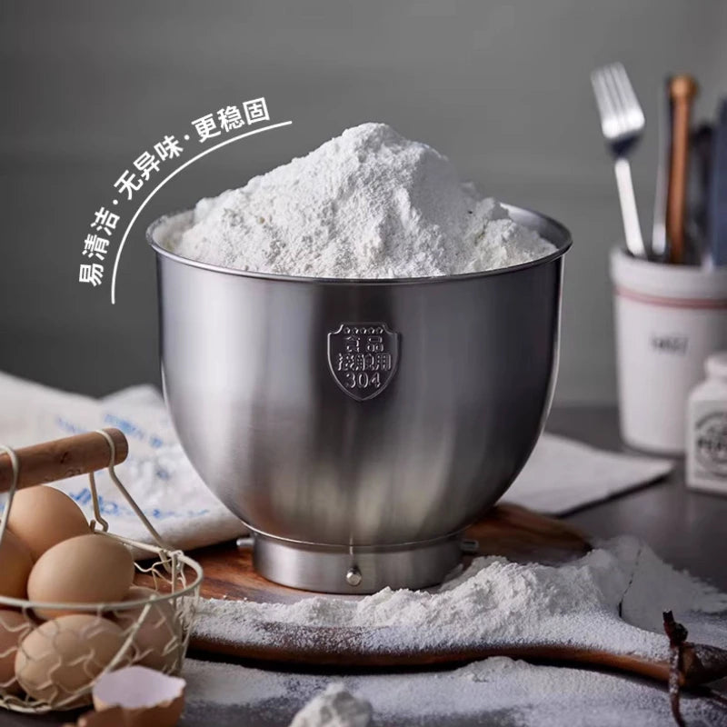 Bear Stand Mixer Small Household Dough Maker Kneading Machine Multifunctional Automatic All-in-One for Mixing & Whisking