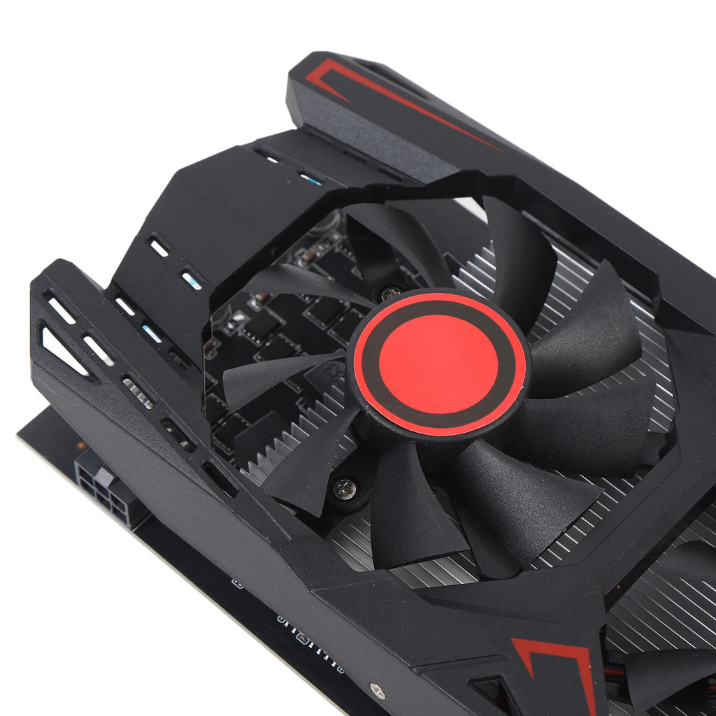 Graphics Card 6GB GDDR5 192BIT Double Fan PCIE 2.0 16X Slot Supports DVI VGA HD Multimedia Interface Gaming Video Card