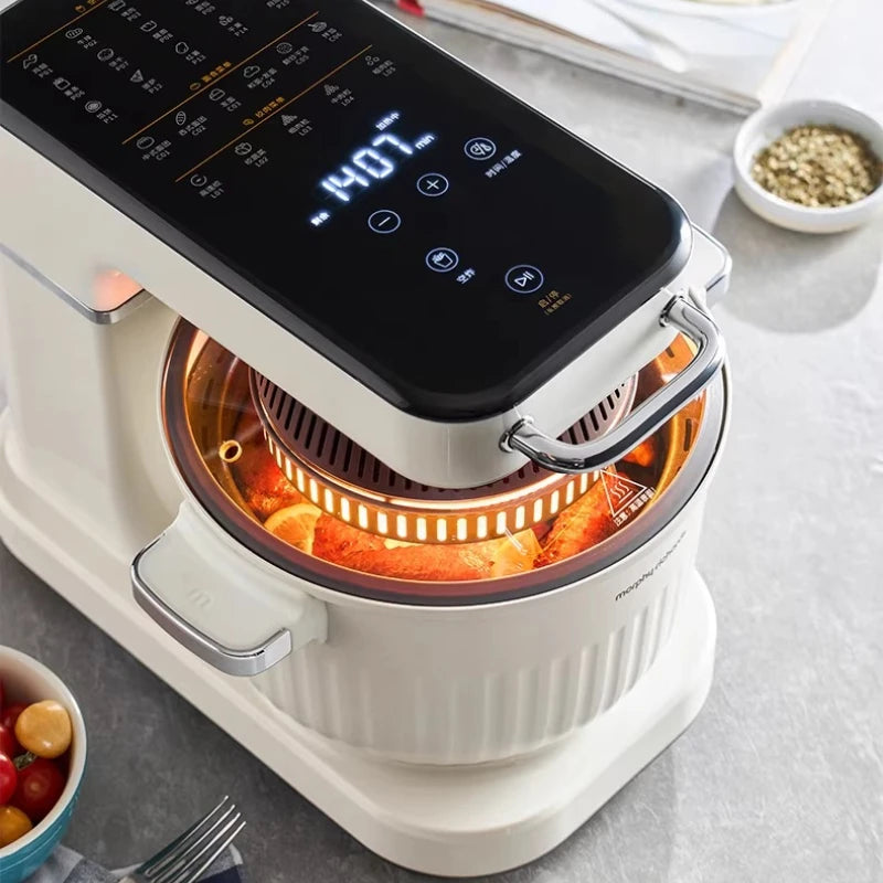 Household Multifunctional Stand Mixer Pasta Maker Dough Kneader Meat Grinder Air Fryer Food Processor