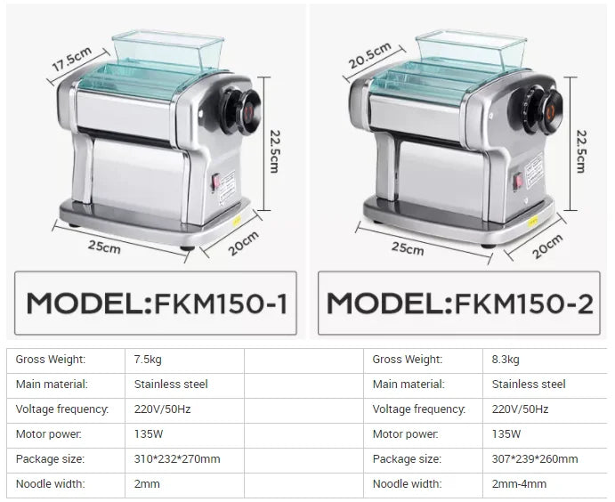 Stainless steel noodle machine Automatic electric Pasta machine small household Pasta Maker