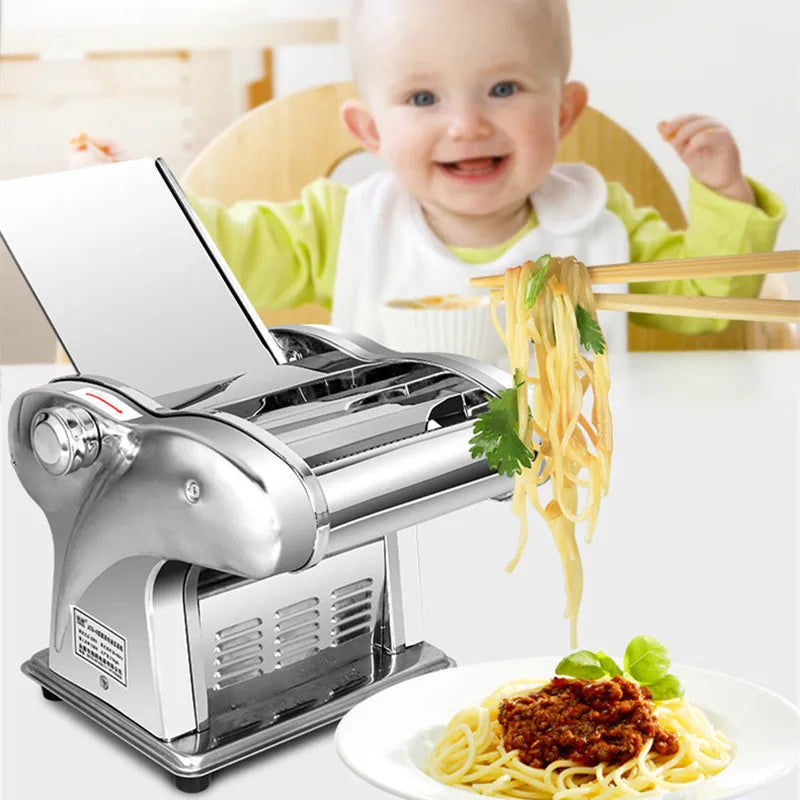 1 Blade Home Electric Automatic Small Multi-Functional Pasta Maker Family Special Stainless Steel Noodle Machine
