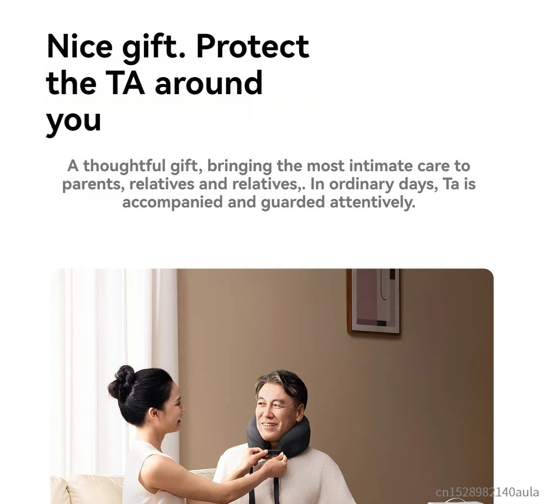 Updated Xiaomi Mijia Smart Neck Pillow Massager Brushless Motor Shoulder Neck Integrated Massage Hot Compress for Mi Home APP