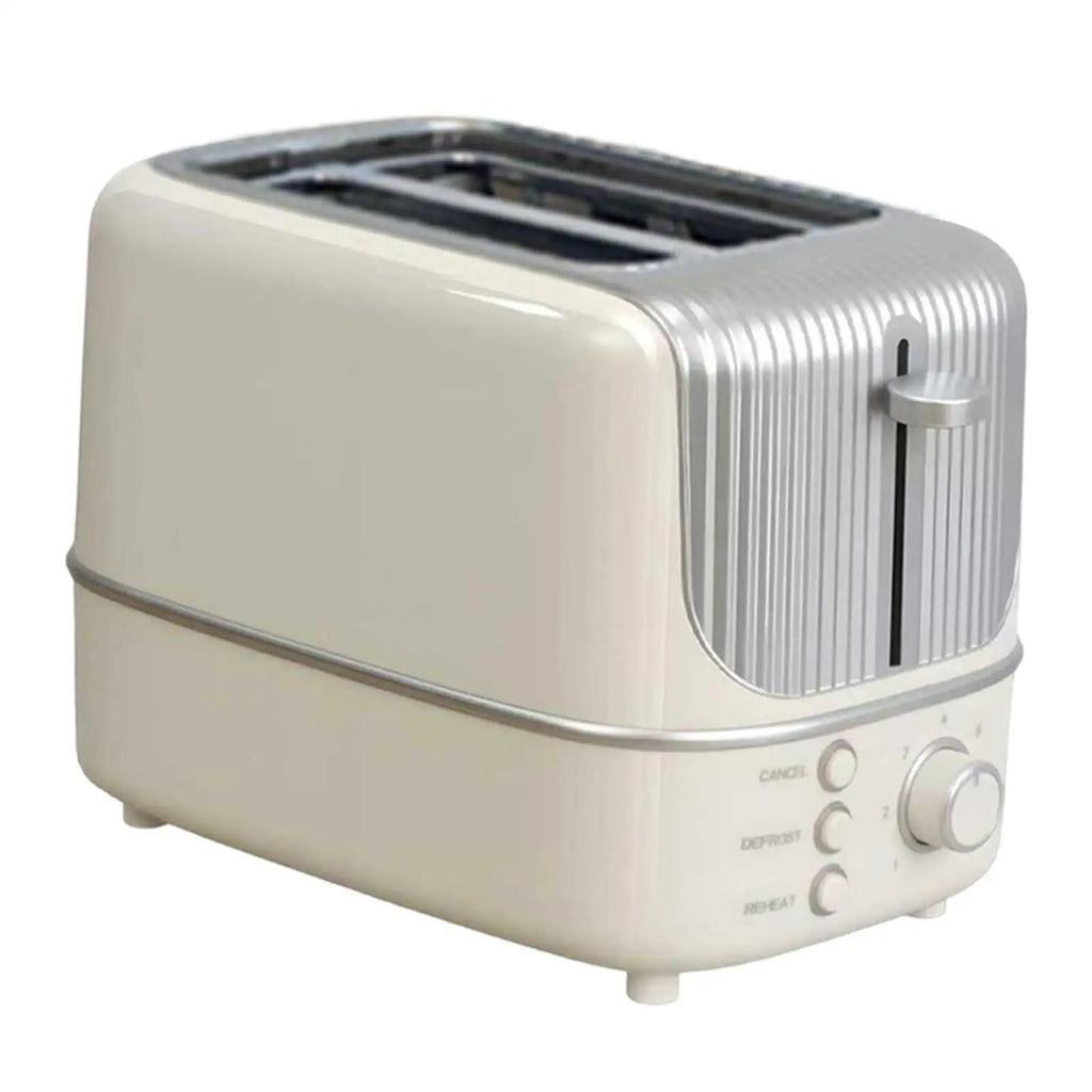 2 Slice Bread Toaster Stainless Steel Electric Breakfast Machine with 9 Browning Settings Compact Sandwich Maker Home Kitchen