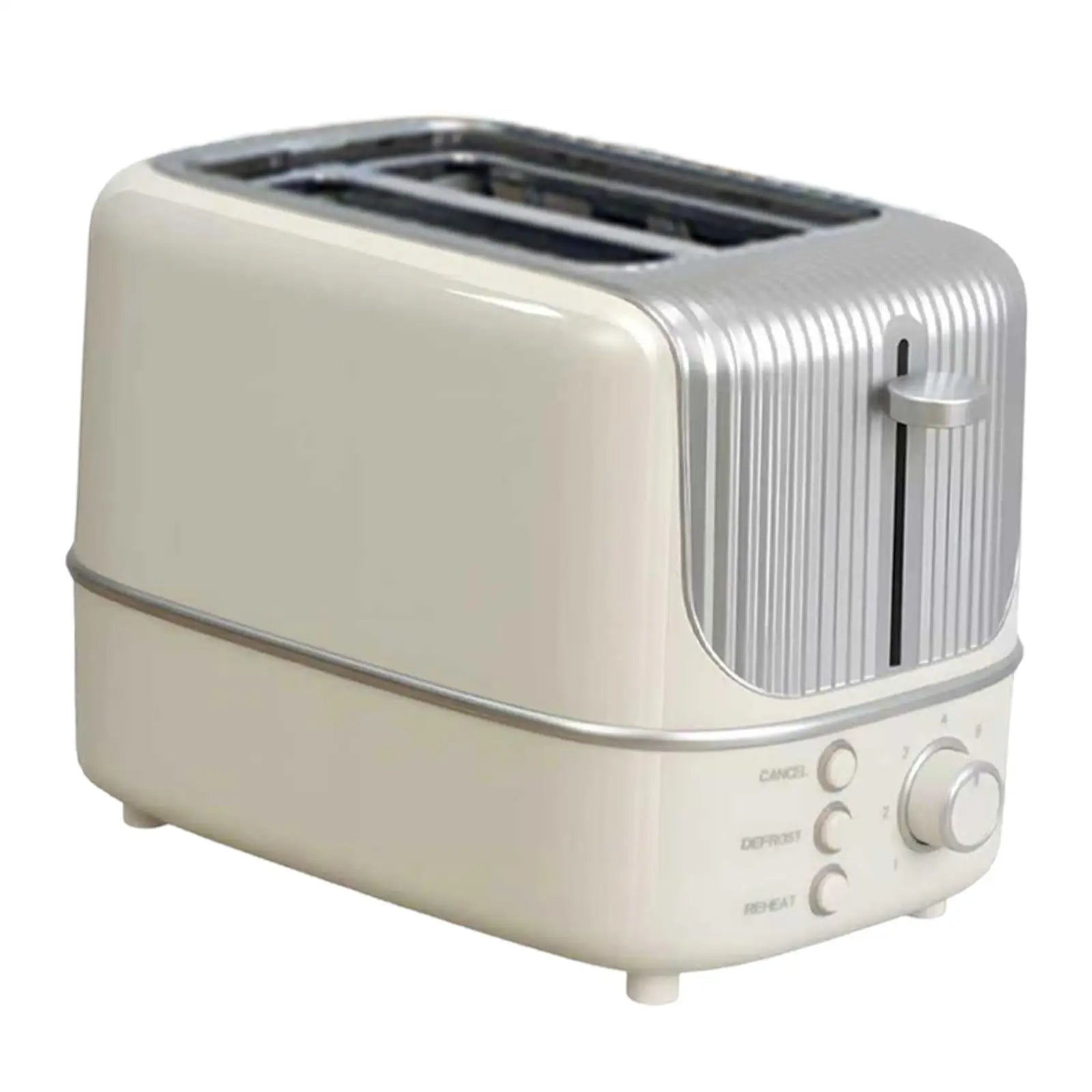 2 Slice Bread Toaster Stainless Steel Electric Breakfast Machine with 9 Browning Settings Compact Sandwich Maker Home Kitchen
