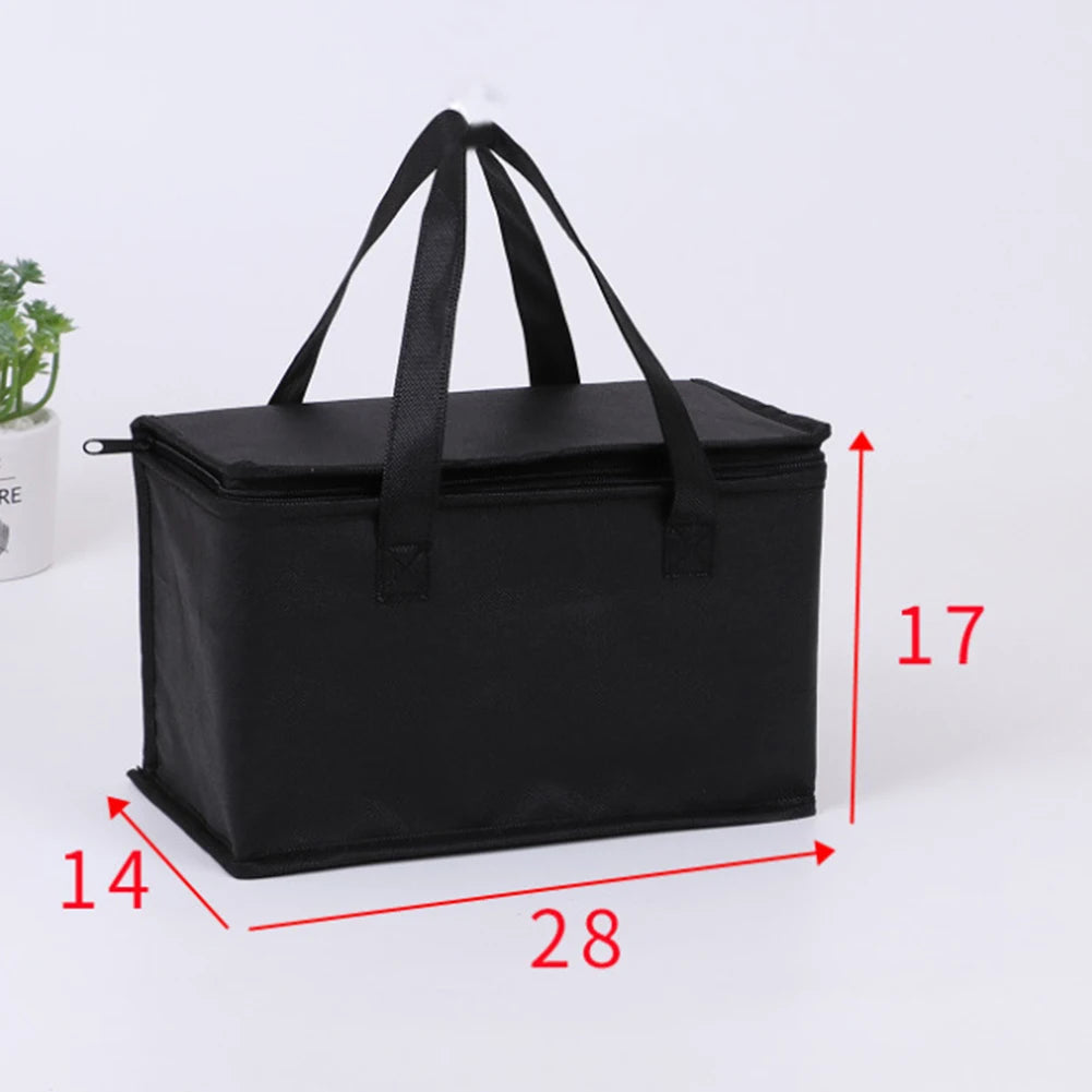 Portable Lunch Cooler Bag Folding Insulation Picnic Pack Food Thermal Bag Drink Carrier Insulated Bag Cookware Beer Storage Bags
