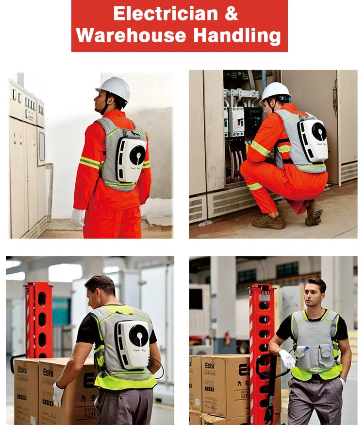Air Conditioner Clothes Air Conditioning Vest Cloth Cooling Vest DC Micro Compressor Cooler Vortex Tube with Infinite Regulation