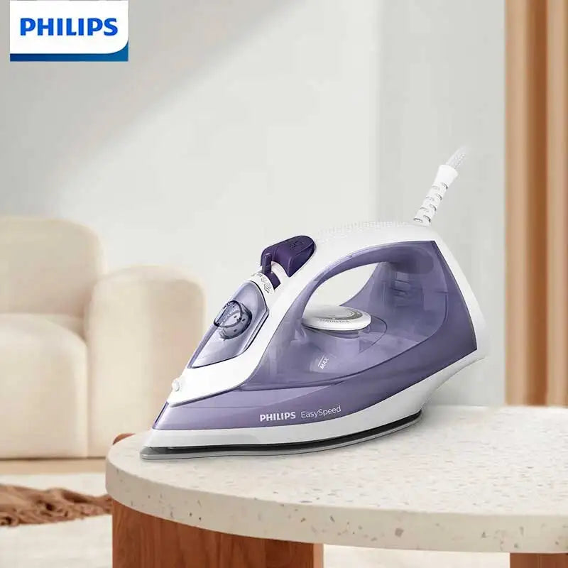 Philips Steam Iron GC1752/38 1700W Ceramic Soleplate Anti-Drip 4 Steam Setting Dry Steam Iron for Home Clothes Ironing Daily Use