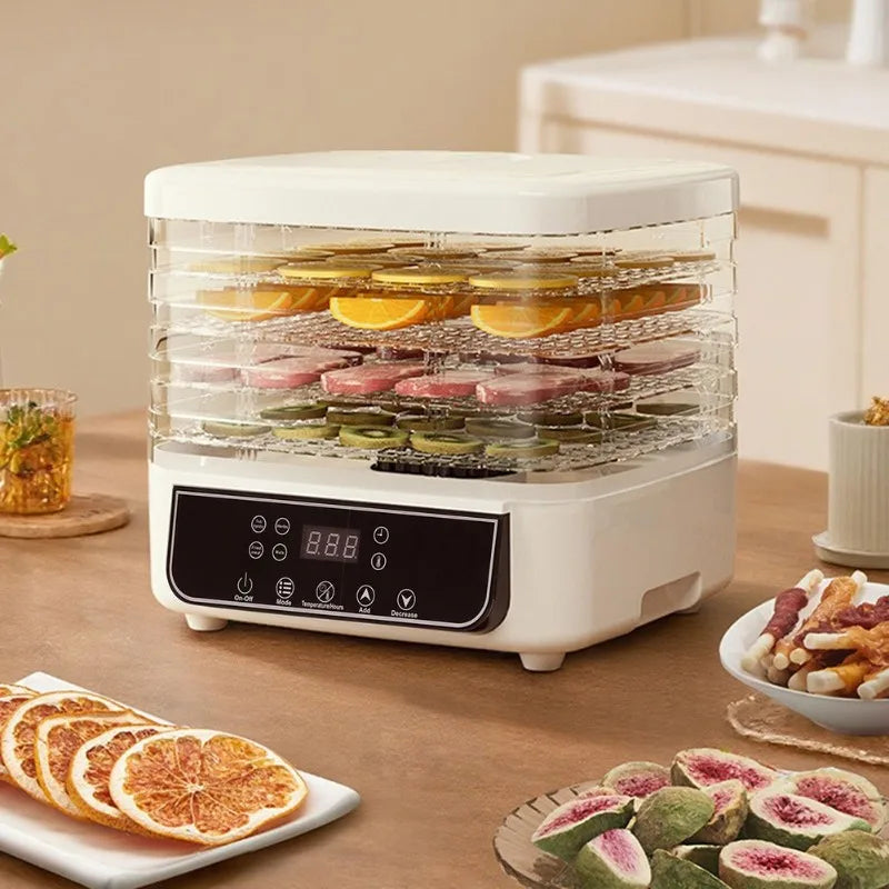 【OFF SHELF】Food Dehydrator - 5-Tier Electric Fruit And Vegetable Dryer With Smart Touch Control For Fruits Vegetables Meat Snack