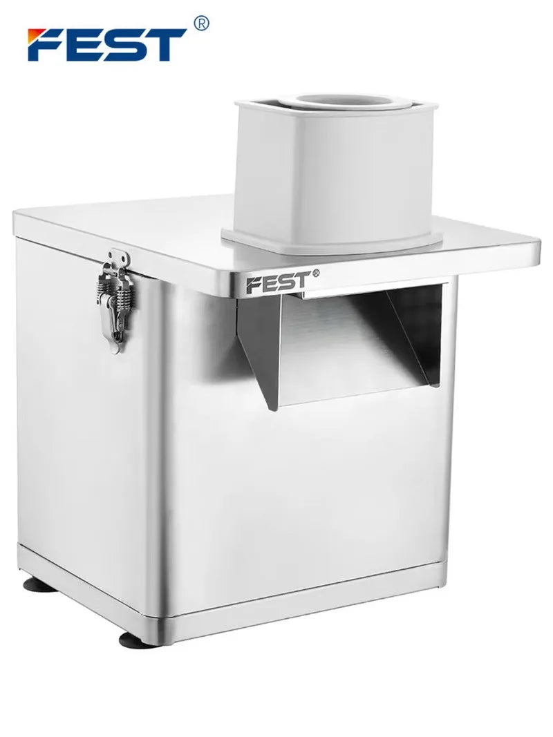 Commercial Electric Potato Dicing Machine Stainless Steel Automatic Cutter for French Fries Chips Shredding