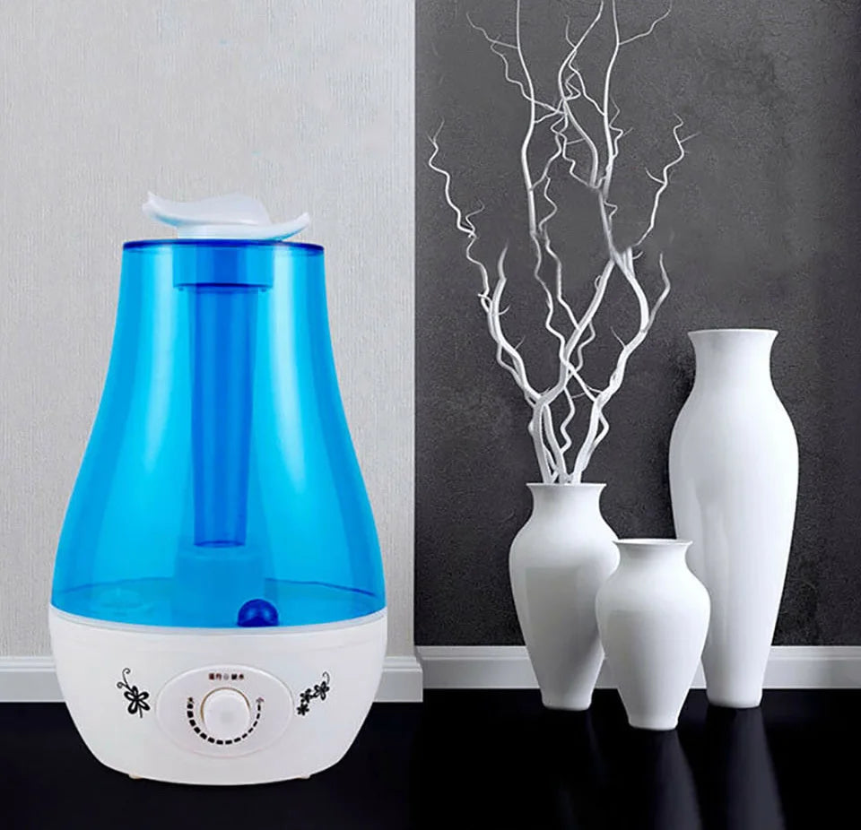 3000ML Ultrasonic Air Humidifier Double Sprayers Fog Mist Maker Essential Oil Diffuser 7 Color LED Aroma Diffusor Aromatherapy