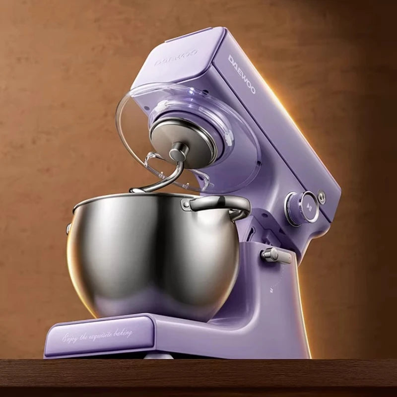 Household Small Automatic Stand Mixer All-in-One Dough Kneading & Blender Cooking Machine