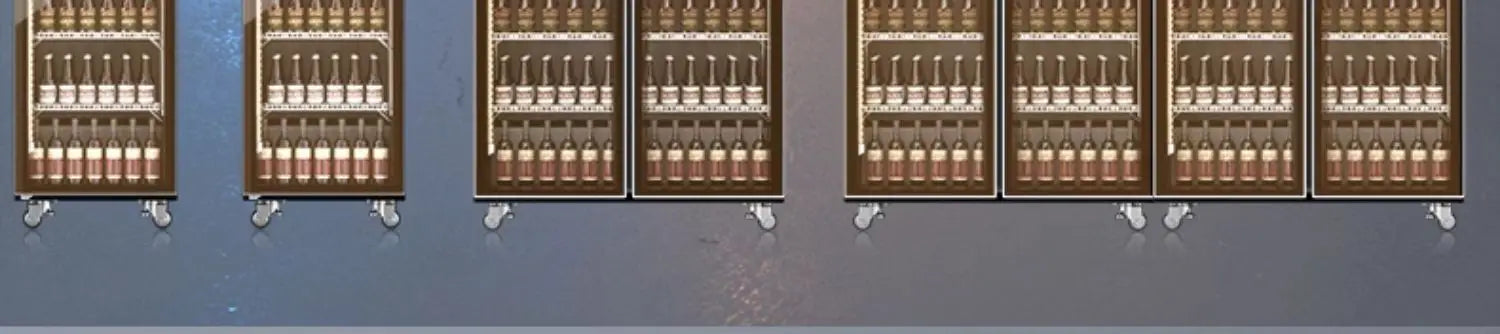 C20 Beer Beverage Cabinet Wine Display Refrigerated Freezer Commercial Freezer Three Door Bar Refrigerator