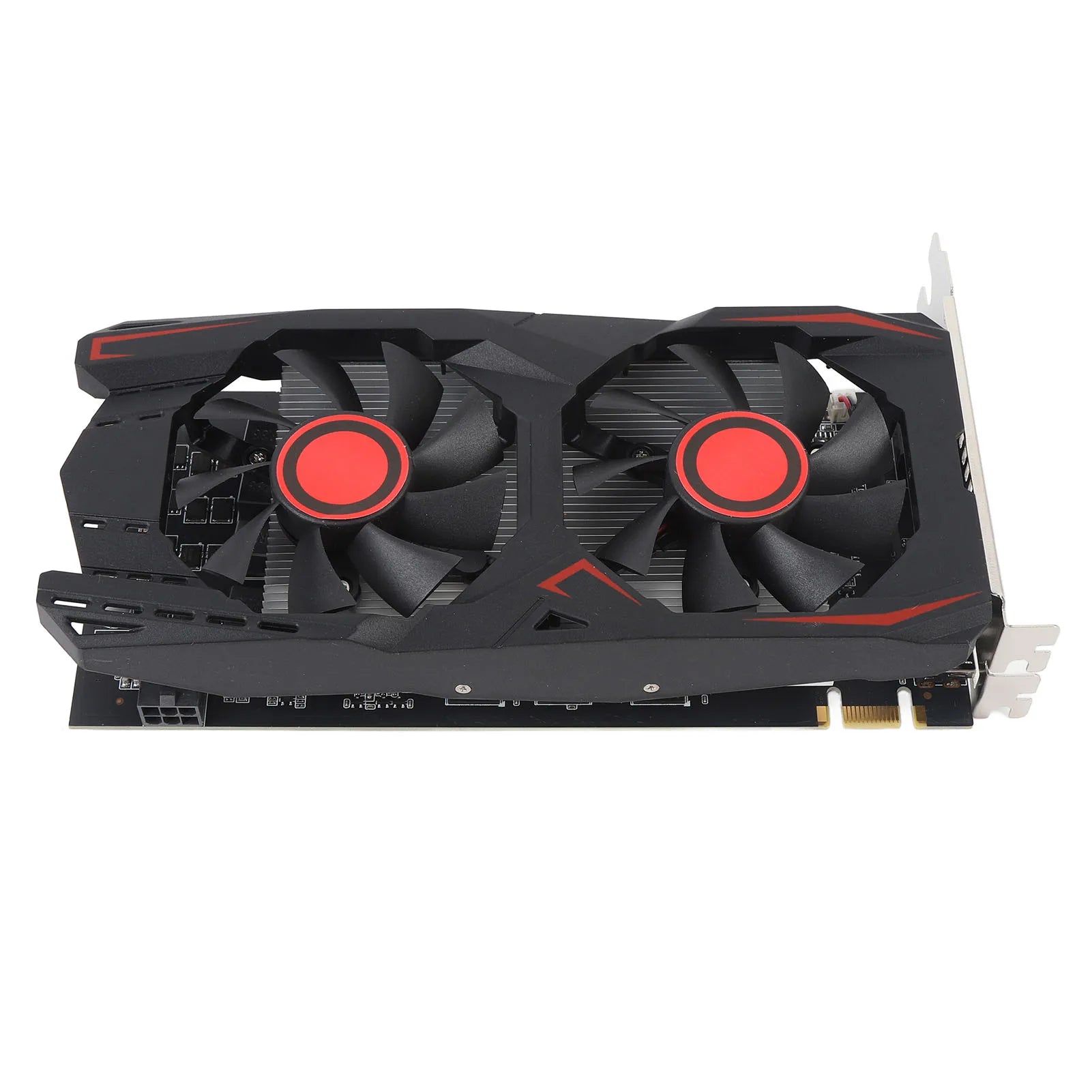 Graphics Card 6GB GDDR5 192BIT Double Fan PCIE 2.0 16X Slot Supports DVI VGA HD Multimedia Interface Gaming Video Card