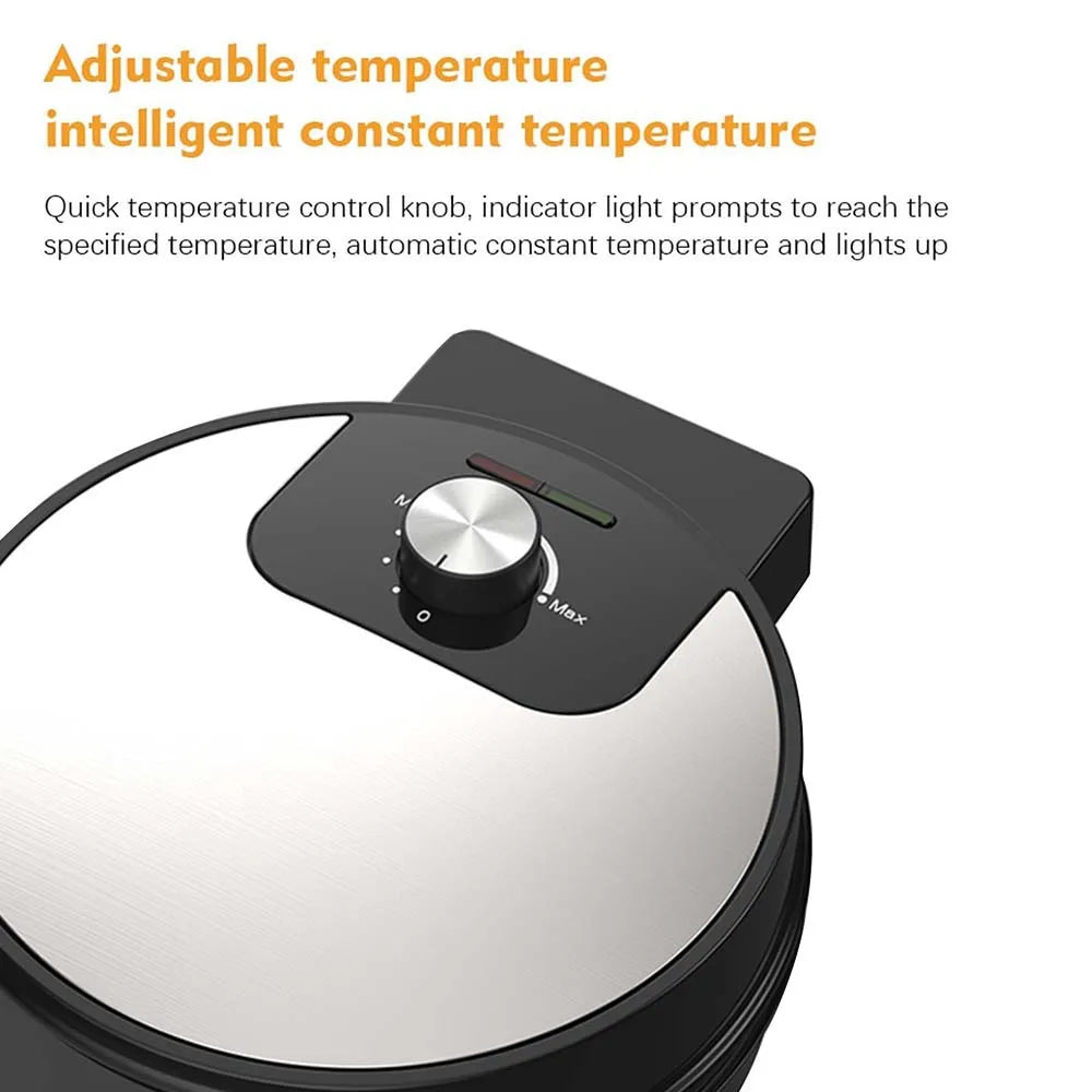 New 220V Household DIY Ice Cream Cone Machine Portable Breakfast Crispy Roll Machine 1000W Electric Pancake Machine