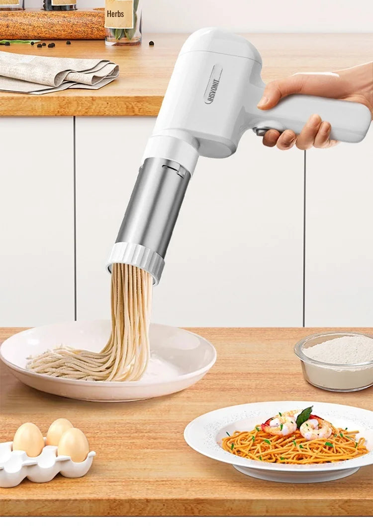Electric Cordless Noodle Maker Handheld Portable Noodle Press Home Appliances Outdoor Kitchen Home Breakfast Smart Maker