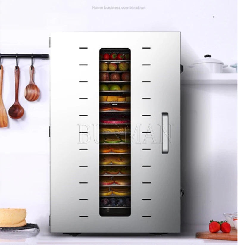 Large Household Food Fruit  Dryer High Capacity 16 Layers Dried Frame Low Noise