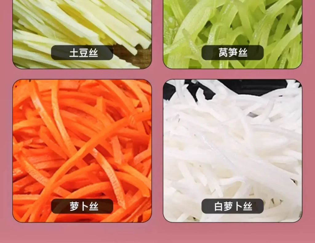 Commercial Electric Vegetable Cutter Automatic Slicer Shredder for Potato Fruit Multifunction