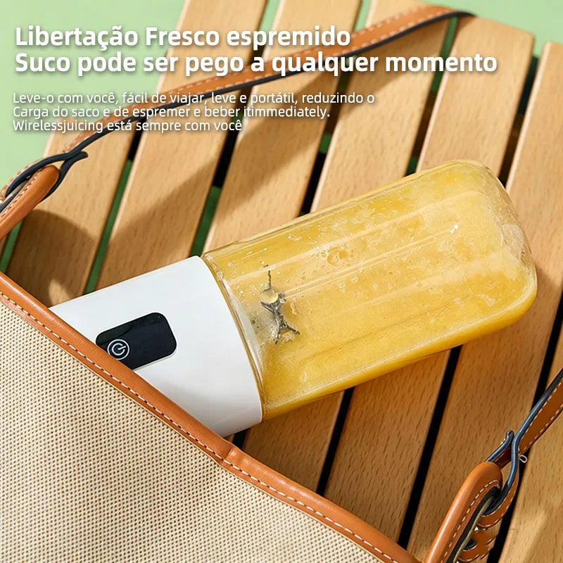 Portable Blender USB Mini Juicer Cup Electric Fruit Mixer Personal Smoothie Blender for Travel Home Outdoor Fresh Juice Making