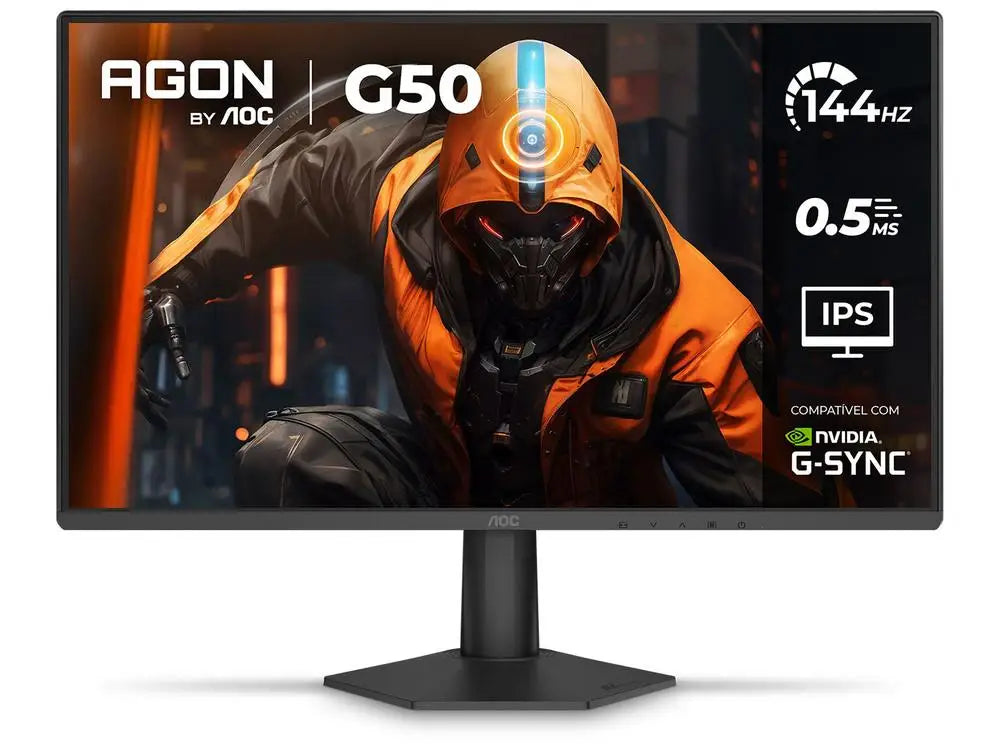Aoc 27" Full Hd 144Hz Agon G50 Ips 0.5Ms 27G50F/57 HDMI Displayport G-Sync Gaming Monitor - Bivolt