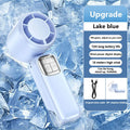 Lenovo 199 High Speed Air Ice Cooler Fan USB Rechargeable Turbo Jet Handheld Fan with Brushless Motor for Outdoor Office Travel