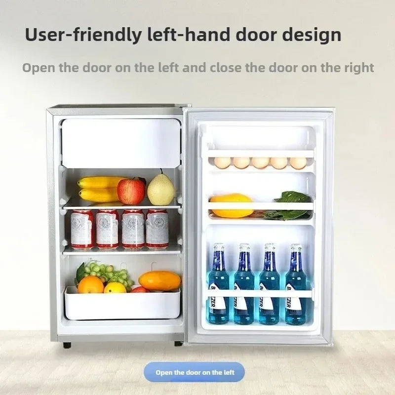 Mini Refrigerator for Office Bar Rental Room Dormitory Refrigerator Freezer Dual-use Home Energy Saving Electric Refrigerator
