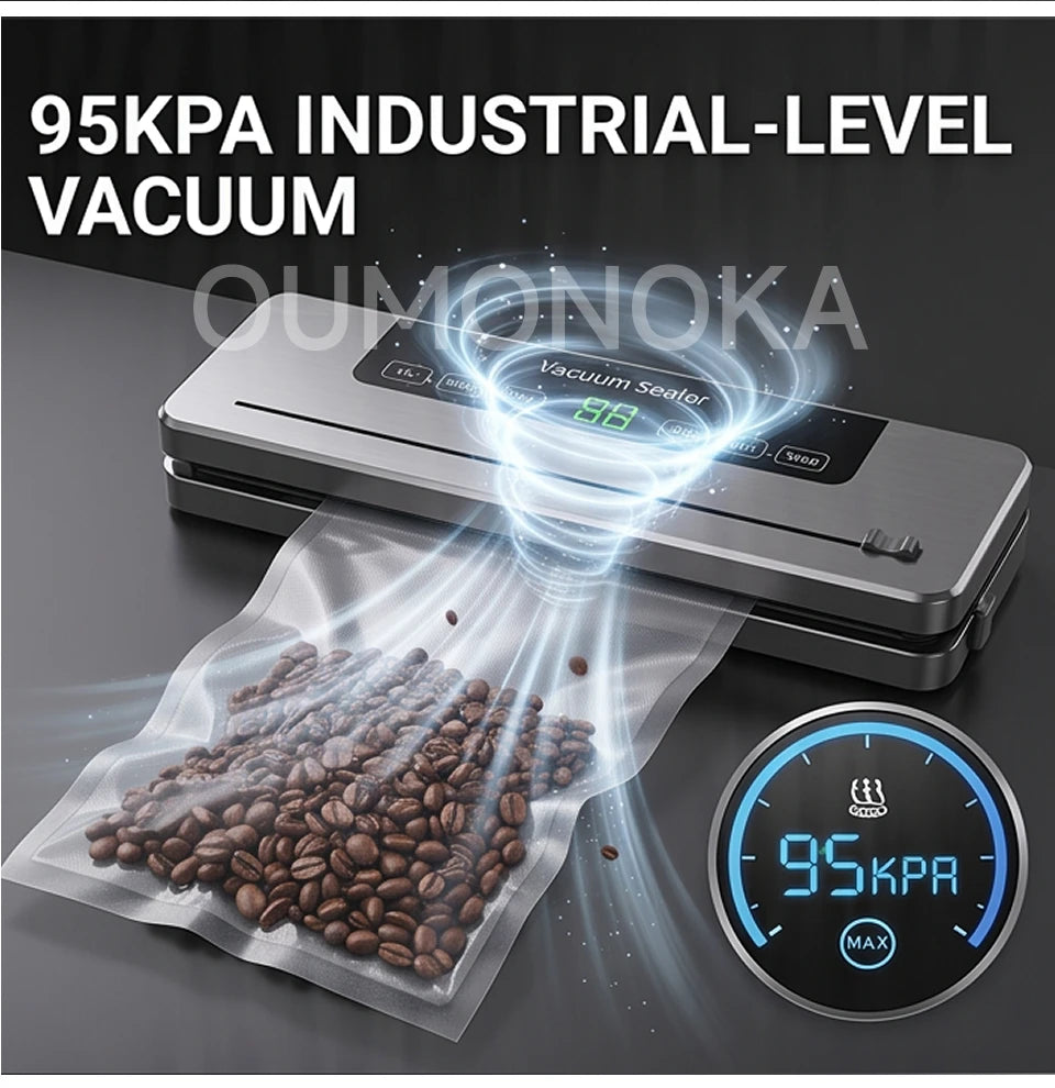 Multi-Mode Food Vacuum Sealer for Vacuumor for Products  Cuisine Packaging Plastic Bag Sealant Kitchen Sealing Machine