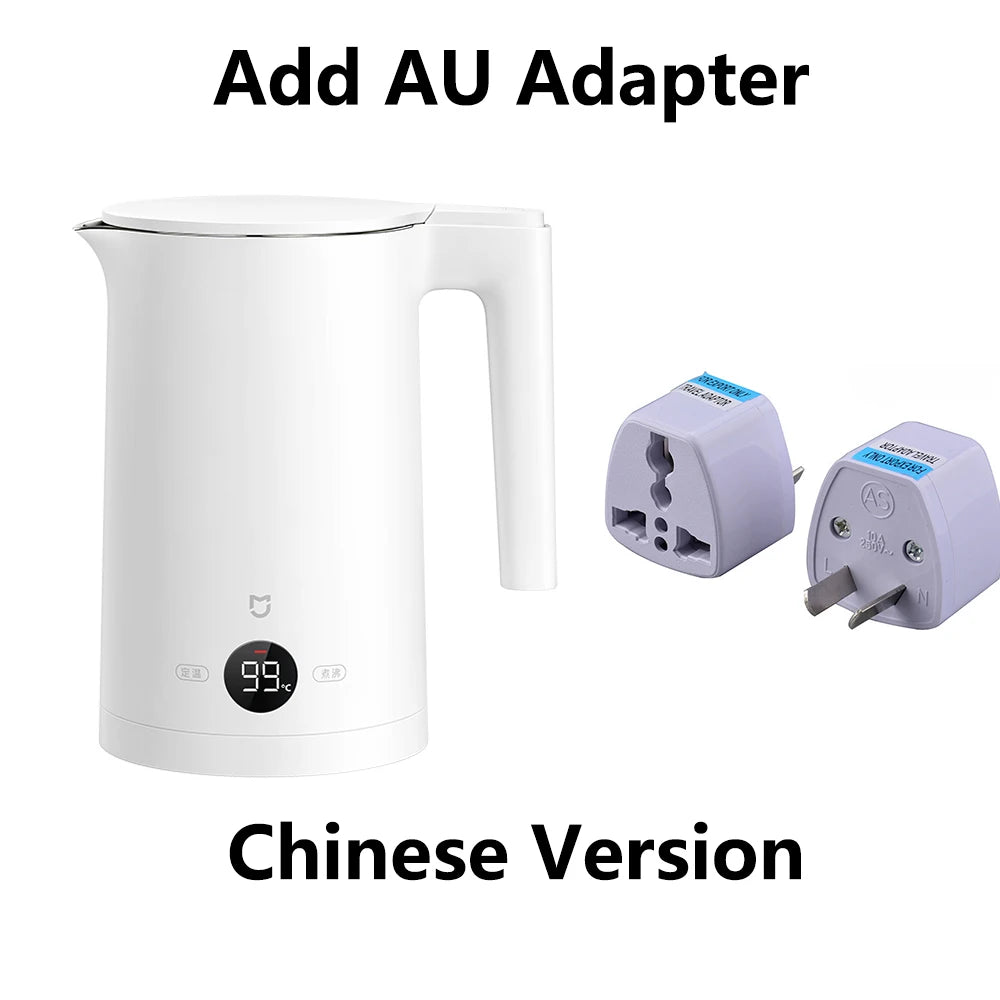 NEW MIJIA Constant Temperature Electric Kettles 2 LED Digital Display 4 Thermos Modes Water Teapots for Travel Heating Kettle