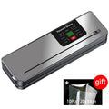 Electric Vacuum Sealer Machine with Built-in Cutter Touch Button Kitchen Food Storage Sealing for Dry/Wet Foods