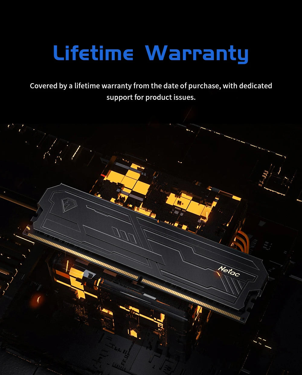 Netac DDR4 Memory Shadow Ill 3200MHz 3600MHz Ram UDIMM DDR4 8G 16G 8Gx2 16Gx2 with Aluminum Heatsink Support XMP2.0 for Desktop