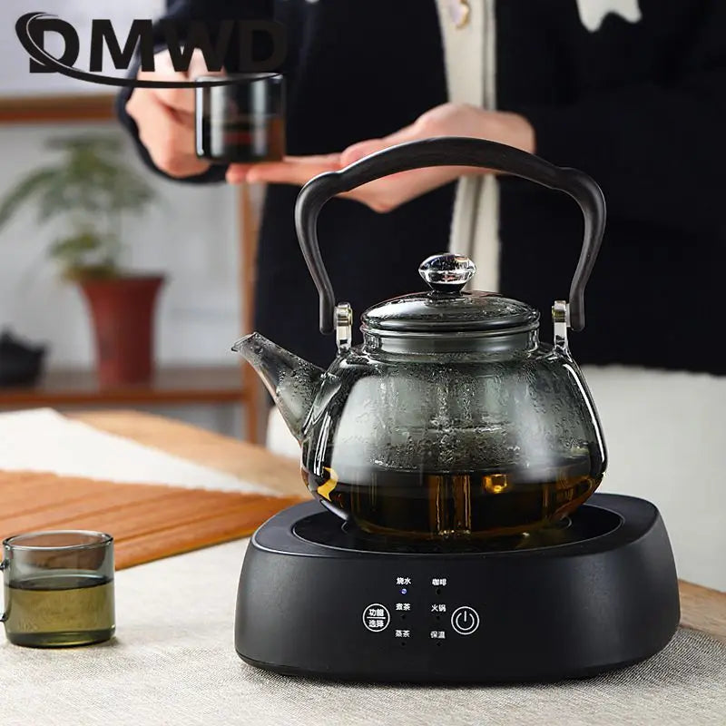 1200W Electric Stove Portable Ceramic Hob Heating Furnace Coffee Milk Brewer Hotplate Single-burner Induction cooktop Tea Warmer