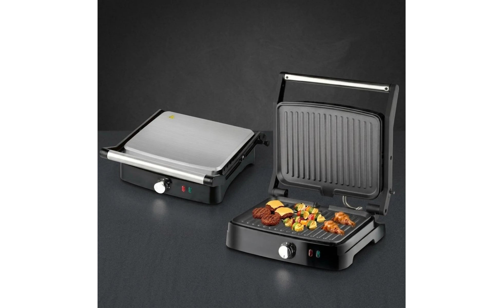 Sandwich Grill 220V Electric Grill Press Countertop Appliance Nonstick Plates Adjustable Heat for Home