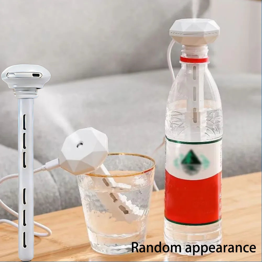 Mini Portable Ultrasonic Humidifier with LED Lamp USB Aroma Diffuser Car Air Purifier Anion Mist Maker Home Romantic Atmosphere