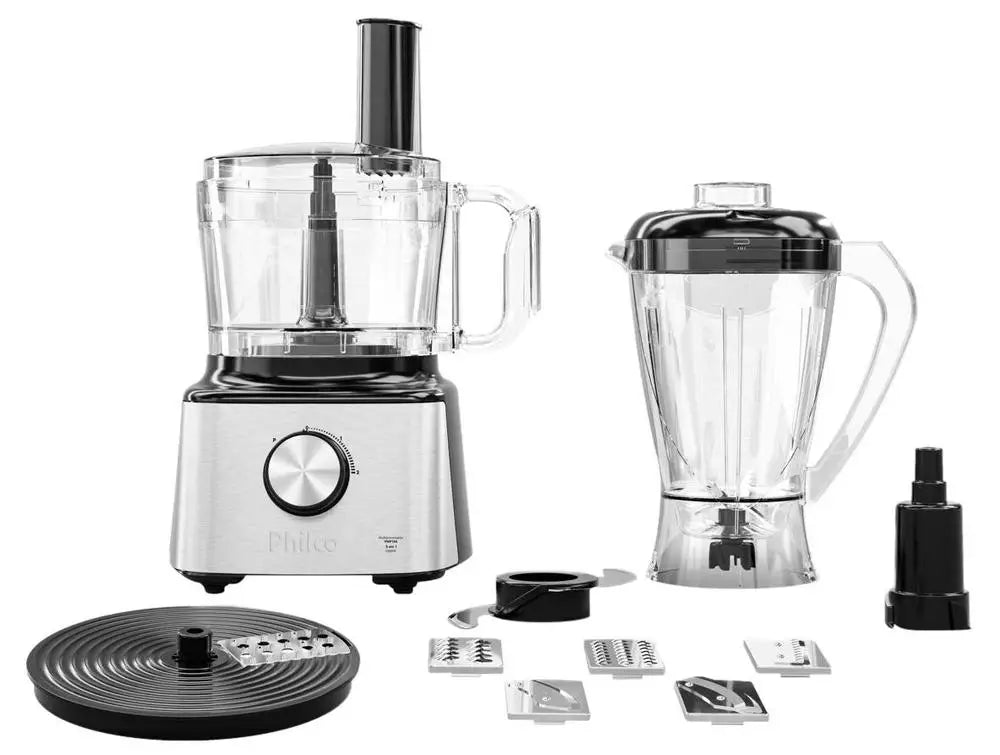 Philco 1000W Black Food Processor PMP10A 7 Functions 113301060-110V