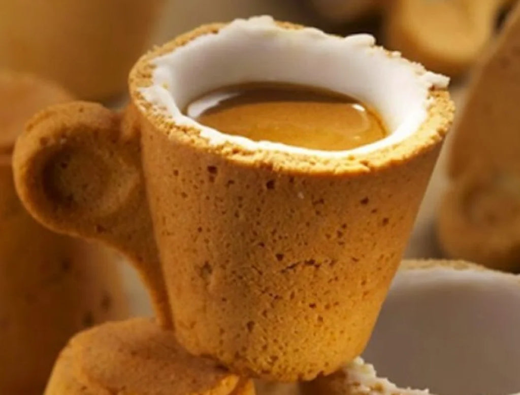 Commercial Electric Coffee Cup Shape Waffle Machine Put Coffee Milk Tea And Milk Ice Cream Snack Cake Make Kitchen Appliance