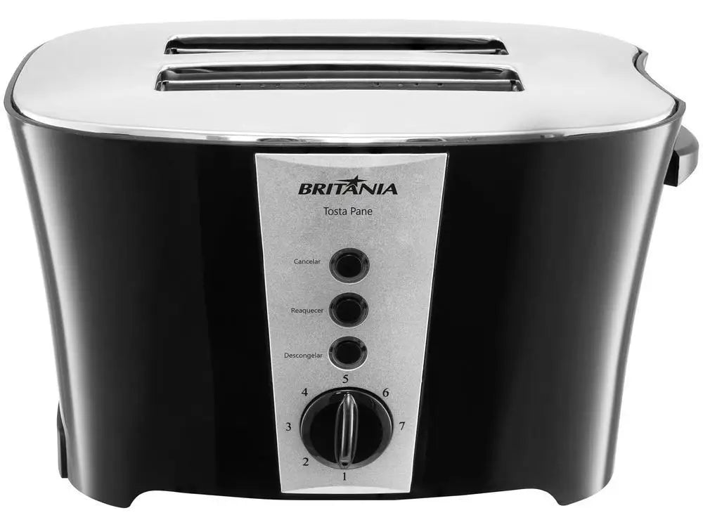 Toaster Britannia Black 2 Slice 7 Levels-220V