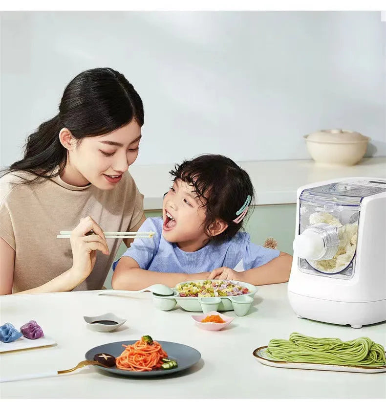 110V 220V Electric Noodle Maker Automatic Household Noodles Making Machine With English Panel 13 Moulds Nozzle