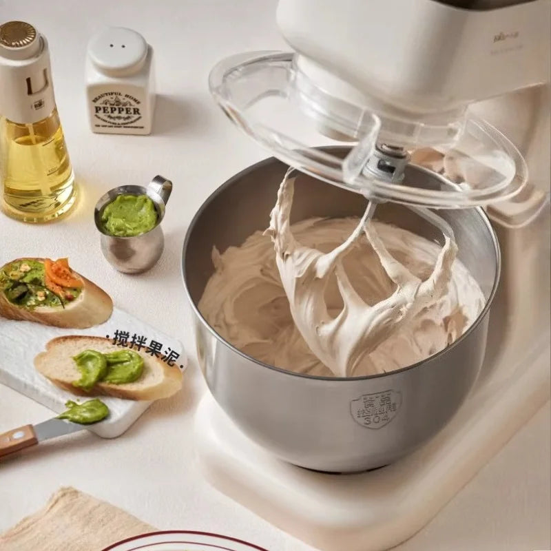 Compact New Stand Mixer Fully Automatic Dough Kneading Mixing Multifunctional Bread Maker for Home Kitchen