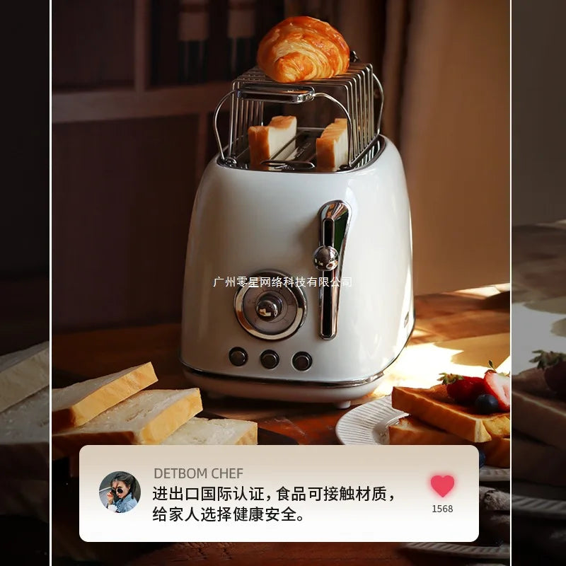 Small Appliances Household Multi-function Toaster Automatic Heating Bread Breakfast Machine Stainless Steel