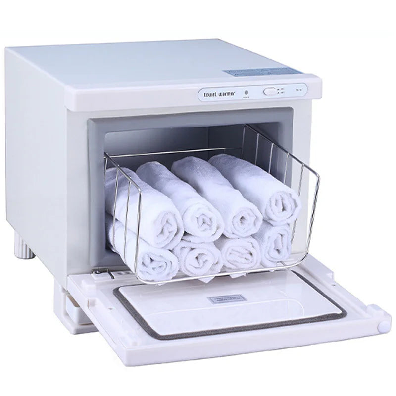 Electric Towel Warmer 8L Towel Hot Facial Salon Spa Beauty Equipment Towel Cleaning Cabinet UV + heating