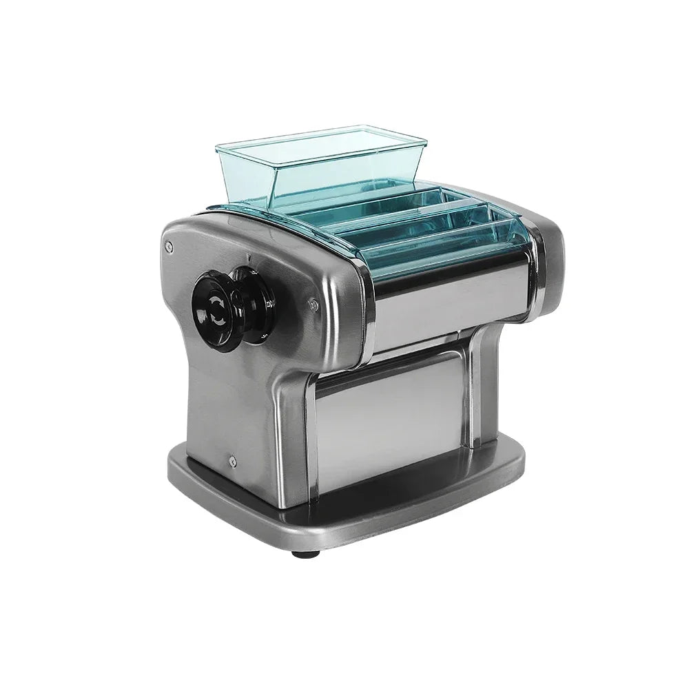 HomeWise Electric Pasta Machine Noodle Maker 220V Commercial Stainless Steel Pressing Machine Dough Cutter Dumpling Skin