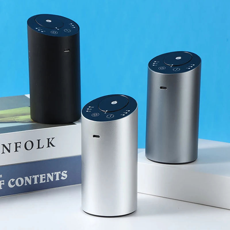 Car Fragrance Diffuser Professional Aroma Diffuser for Car Air Freshener Electric Smell for Home Rechargeable Waterless Diffuser