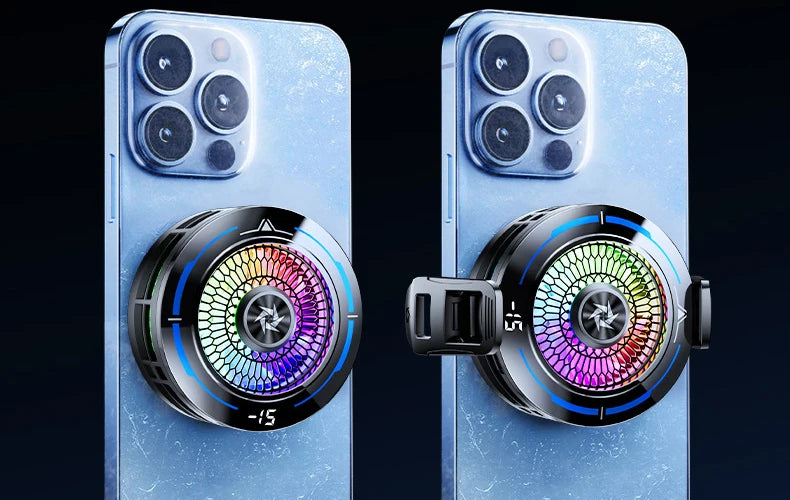 Phone Cooler Fan Gaming Portable Phone Cooling Fan for Mobile Phone Cooler Magnetic Cell Phone Cooler for Phone Cooler Gaming