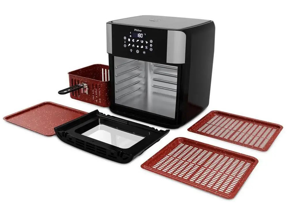 Philco Redstone Paf16A Black Air Fryer with Timer 5.5L - 220V