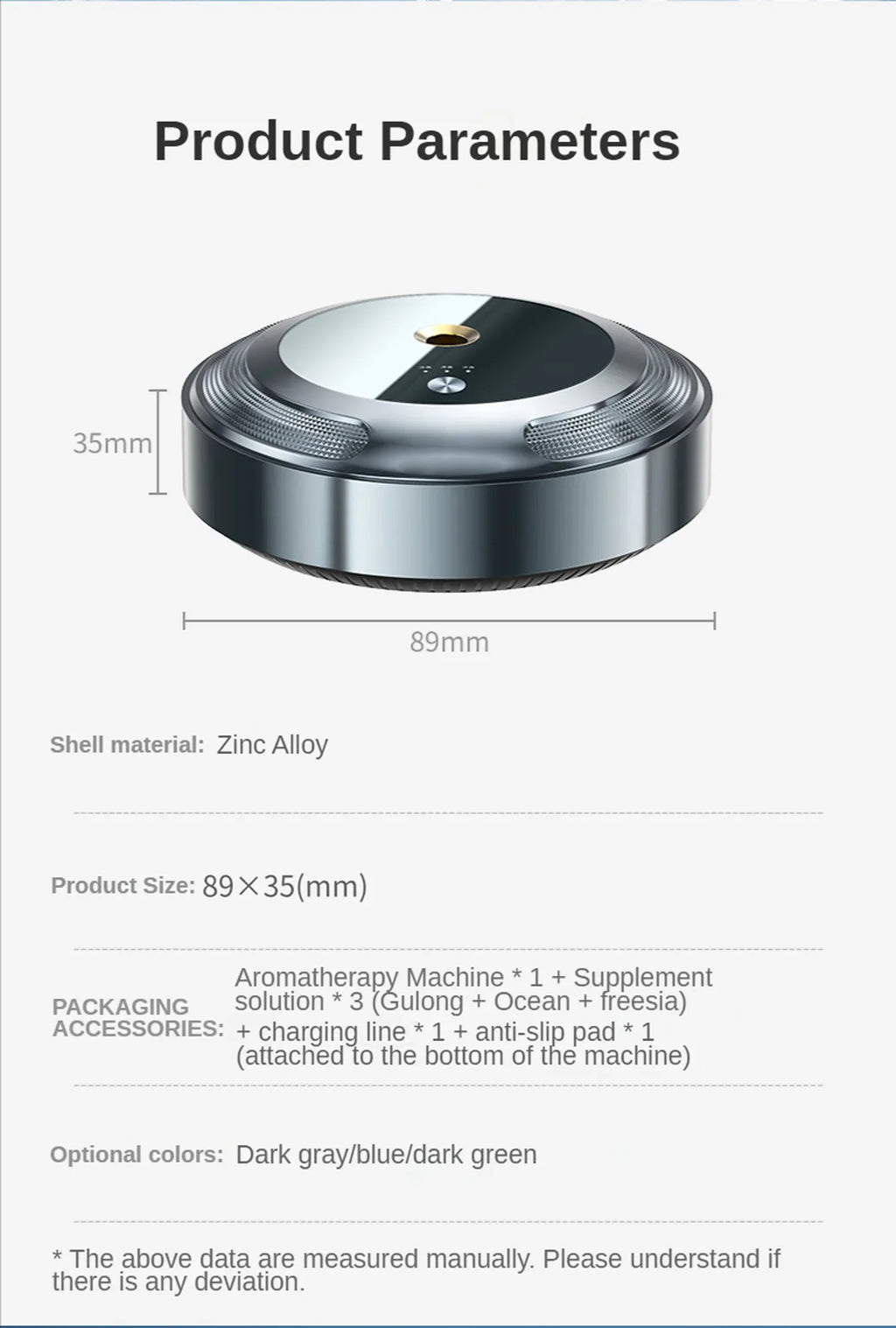 Car Air Freshener Air Purifier Smart Aroma Diffuser for Vehicle Essential Oils Diffuser Office Room Car Smell Distributor