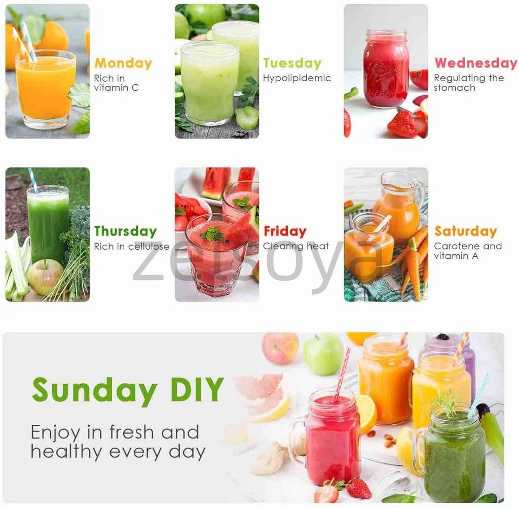 Juicer Juice Residue Separation Small Household Multi-Functional Juicer Original Juice Machine Automatic Fried Juice