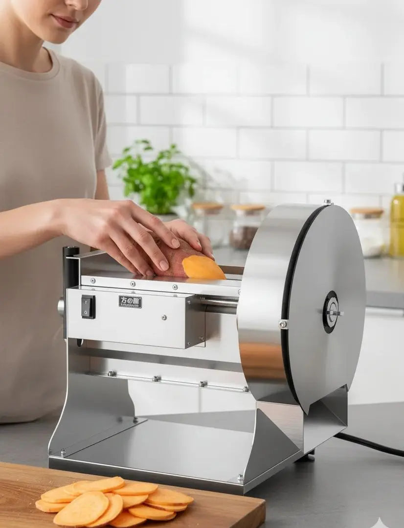 Lemon slicer Potato slicer Commercial electric automatic slicer Potato chips Fruit multi-function