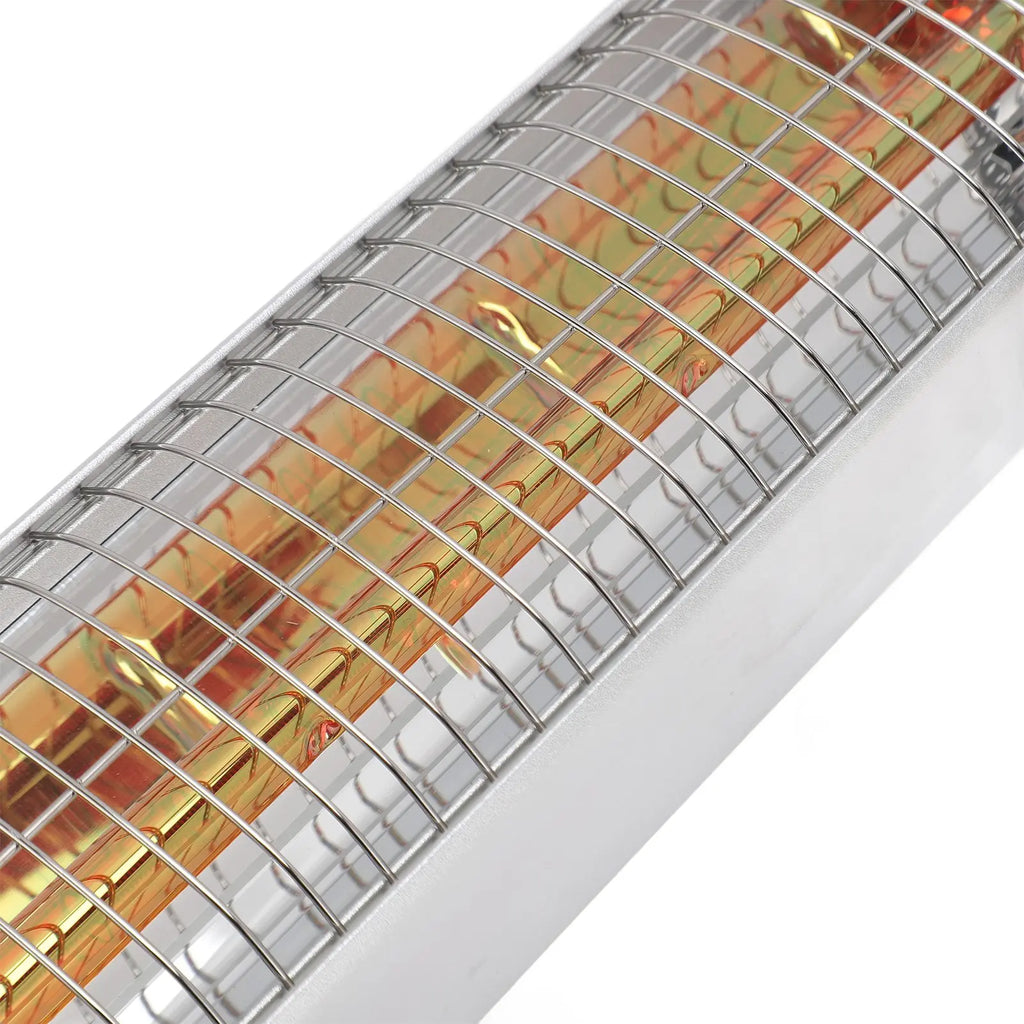 Electric Infrared Heater Indoor Outdoor IP65 Waterproof Energy Efficient Aluminum Alloy Wall Mounted Patio Heater for Backyard