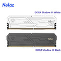 Netac DDR4 Memory Shadow Ill 3200MHz 3600MHz Ram UDIMM DDR4 8G 16G 8Gx2 16Gx2 with Aluminum Heatsink Support XMP2.0 for Desktop