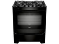 Consul 5-Burner Black Stove CFS5VBE-Dual Voltage